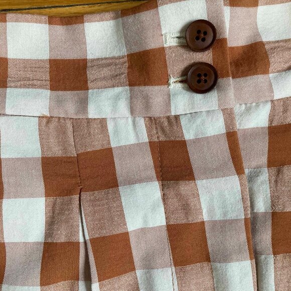 Caron Callahan Joseph Pant - Gingham Size 0 - Picture 3 of 3